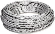 Ретро провод витой Greenel МезонинЪ 3х1,5мм титан (50м) картинка 